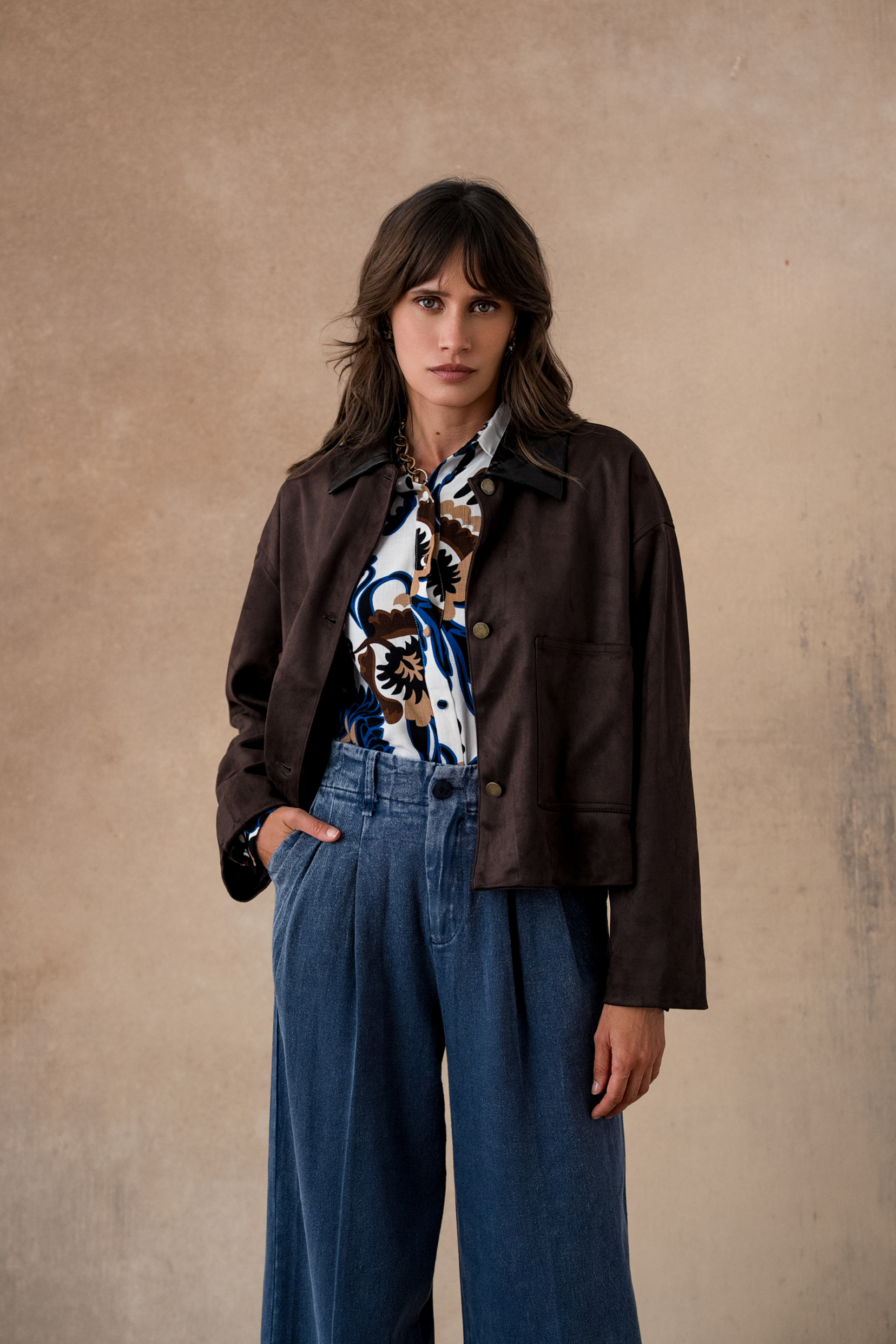 Veste Oriane - Café