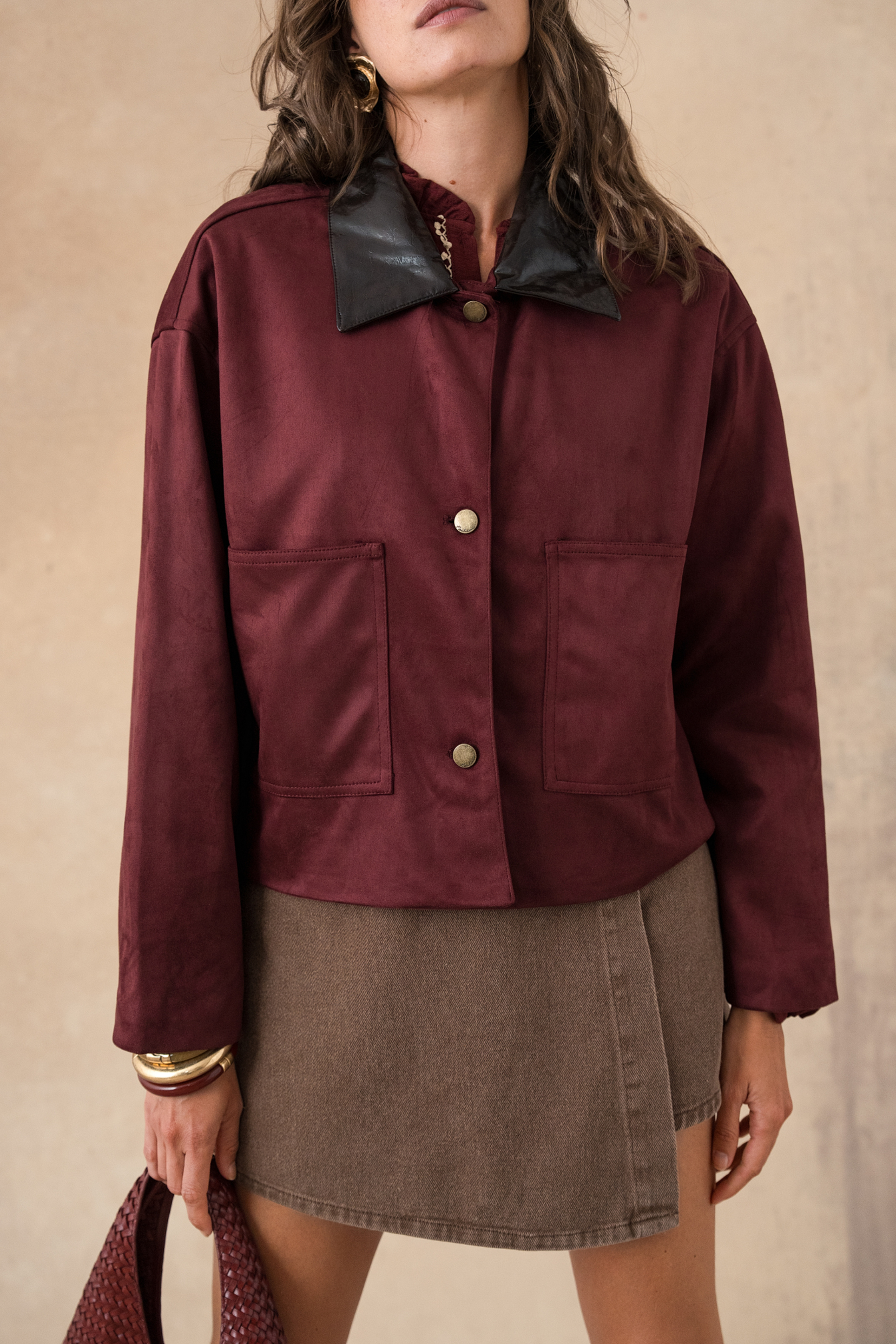 Veste Oriane - Bordeaux