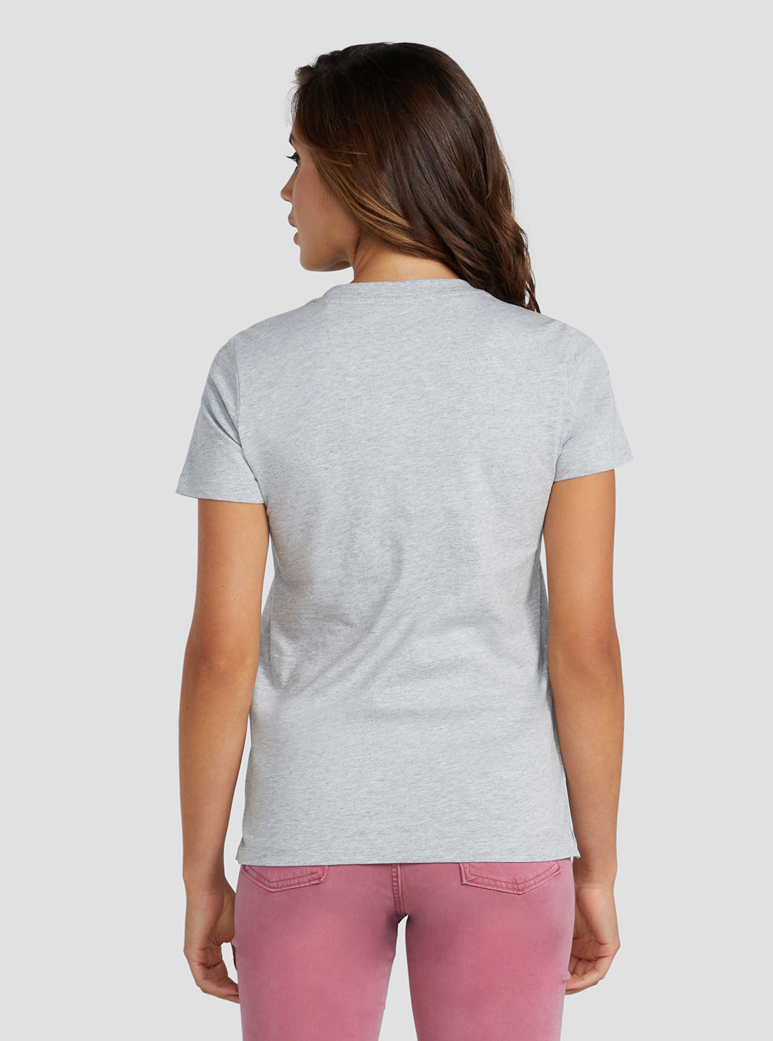 Eco Grey Sequin Icon Logo T-Shirt