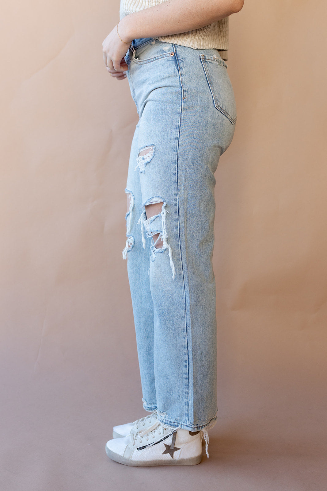 sundaze high rise vintage straight jean