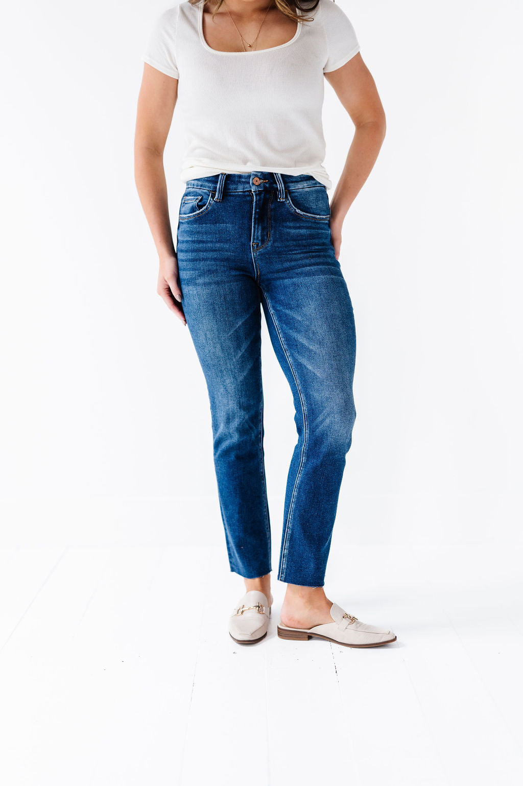 Dorset High Rise Straight Jeans