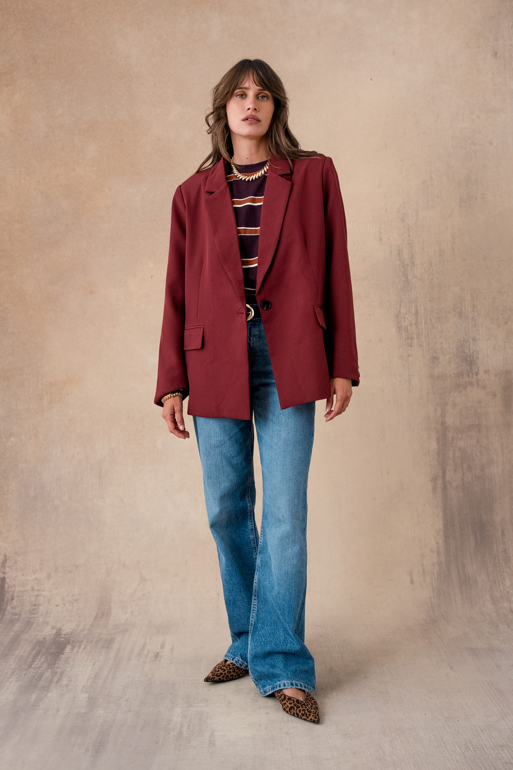 Veste de costume Wendy - Bordeaux