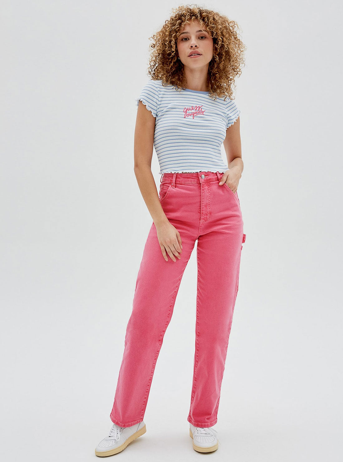 Guess Originals Blue Striped Baby T-Shirt